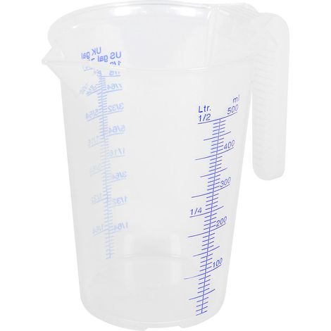 Sealey Translucent Measuring Jug 0.5L JT0500