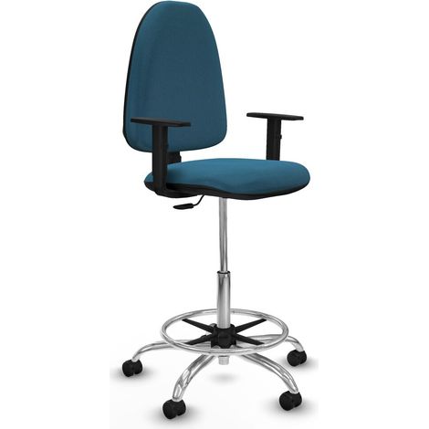 Sedia da Ufficio Piqueras y Crespo B1D05RF Verde petrolio Alta (1/5)