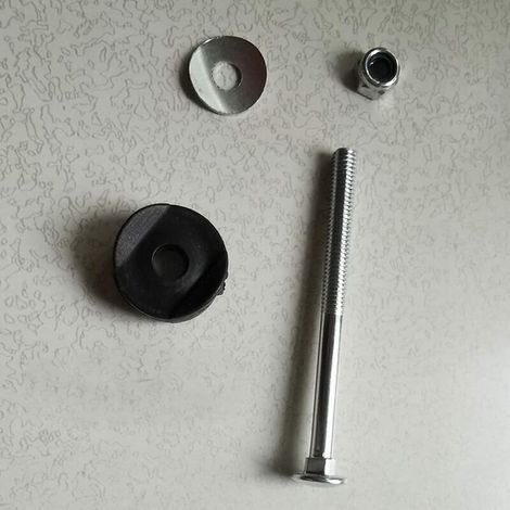 Set di accessori per trampolino zincato con viti per trampolino, salto in acciaio zincato, cinghie per trampolino, trampolino piccolo (12 pezzi) (1/2)