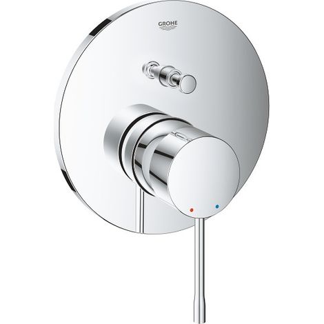 Grohe Miscelatore meccanico a 2 uscite Grohe Essence con deviatore (24058001)