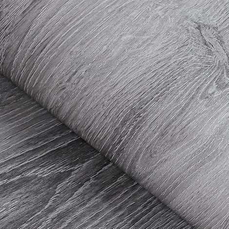 Wallpaper Furniture Grey Retro Self-Adhesive Film Waterproof Contact Paper Vinyl Self-Adhesive Wall Table Door Wardrobe Drawer 40 cm x 2 m (1/5)