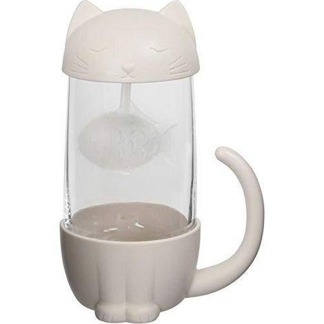 Taza con infusor 39-2K-020 vidrio polipropileno 250 ml