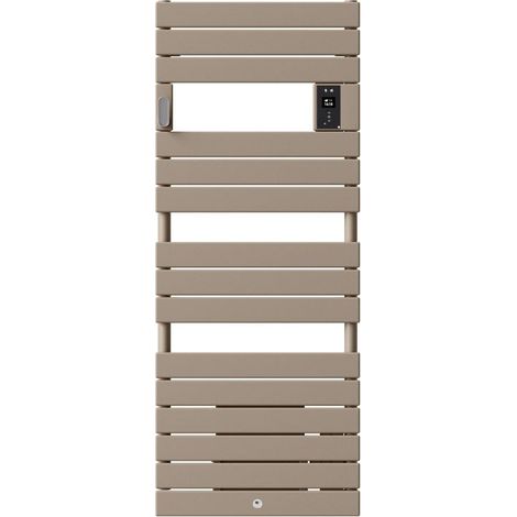 Thermor – Sèche-serviettes électrique 1000W brun sable – Technologie 3CS pour chaleur constante – Programmation personnalisable – Indice IP 24