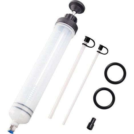 500-ml-Ölspritze, Ölsaugspritze mit Transferpumpe, Bremsflüssigkeitsspritze mit Verlängerungsschlauch – Ablassspritze, Handpumpe