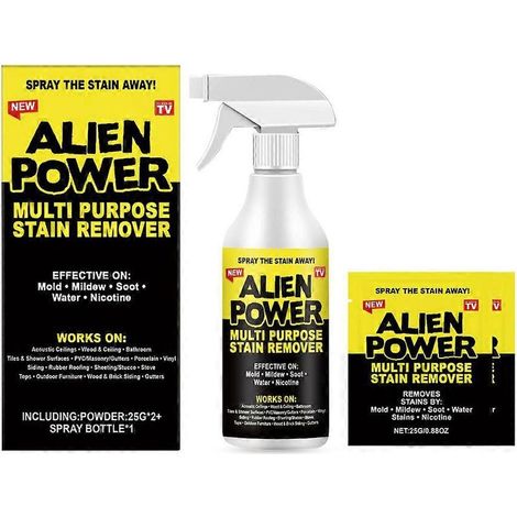 Kit détachant multi-usages Alien Power, kit nettoyant super concentré pour moisissures, algues et eau (1/5)