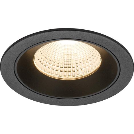 Encastré downlight NUMINOS® L intérieur 2700 K 55° IP20 rond noir - SLV - 1009762