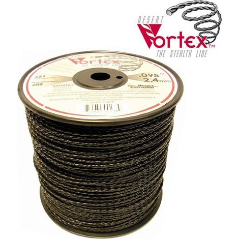 Hilo de nailon de 2,4 mm y 208 m de diámetro, extrusión para desierto