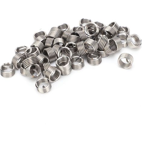 100 Pièces Écrous Réducteurs Filetés Mâle/Femelle M3x0.51D en Acier Inoxydable pour Fixation de Câbles