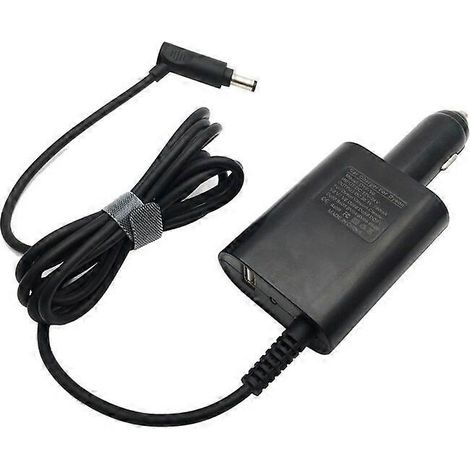 Chargeur de voiture 26,1 V pour aspirateurs Dyson V6, V7, V8, DC59 et DC62 (câble de 1,8 m). (1/2)