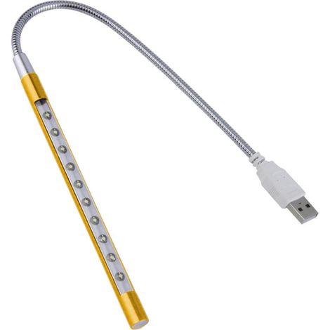 Veilleuse ordinateur portable LED – alimentation USB, réglage intensité lumineuse