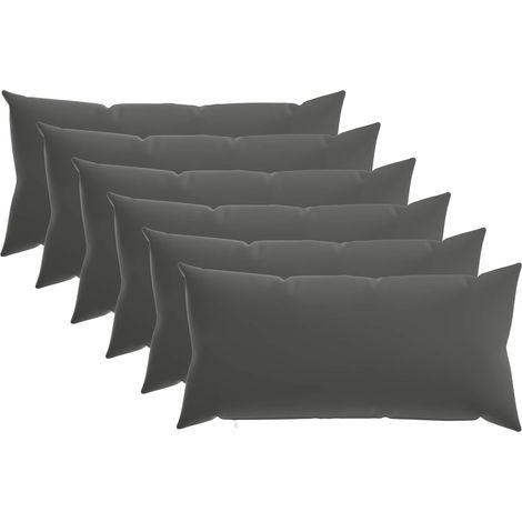 Federa 6 pcs HEERLEN Antracite 40 x 80 cm Poliestere vidaXL (1/5)