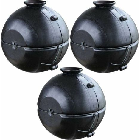 Boules d'enracinement Dispositif d'enracinement réutilisable Dispositif d'enracinement pour boutures Noir pour boîte de croissance de propagation de plantes, lot de 3 (1/3)