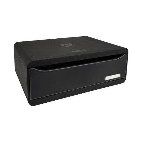 EXACOMPTA Schubladenbox Exacompta Toolbox Maxi 1 Schublade DIN A4 quer Polystyrol Gehäusefarbe: schwarzFarbe der Schublade: schwarz (1/2)