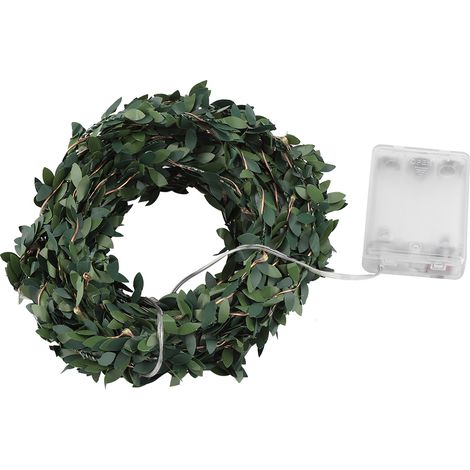 Guirlande lumineuse LED décorative en forme de feuille pour Noël, Halloween, intérieur et extérieur (3 m) (1/5)