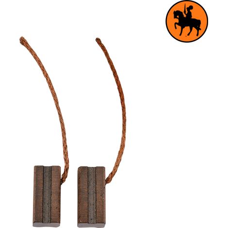 Balais de charbon HX 3 pour LEECE-NEVILLE Radiateur 7,1x7,1x14,3mm (1/3)