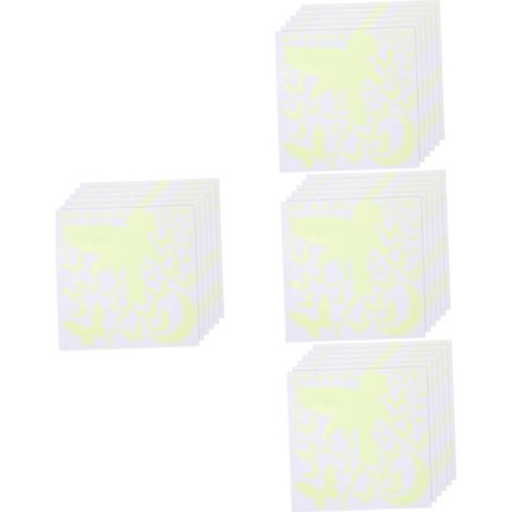 24 feuilles d autocollants lumineux fées et étoiles pour la (1/5)