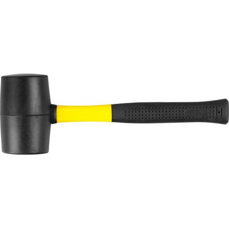 Hammer Strend Pro HM211 900 g, Gummihammer, BlackHead, PVC Griff, TPR, Stiellänge 350mm