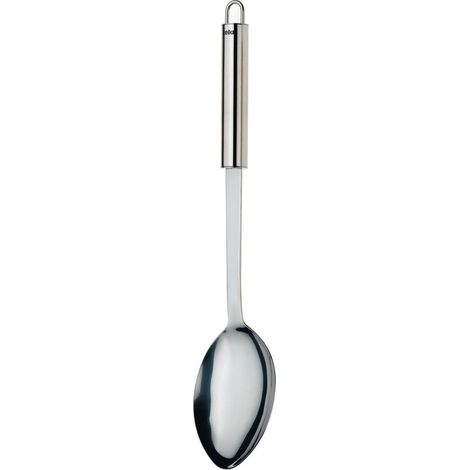 Cuillère de service en acier inoxydable 32 cm RONDO, Cuillère à soupe lavable au lave-vaisselle, brillant