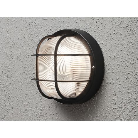 Kellerleuchte MANTOVA für Wand-& Deckenmontage Ø18,5cm, Schwarz (1/4)