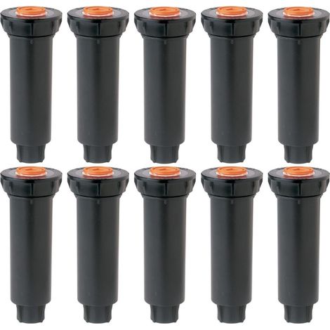 Arroseur Escamotable - Série 1800 - Hauteur 10 2 Cm - Pour Pelouse Jardin Cour Jardinière - Lot De 10 Pièces (1/5)