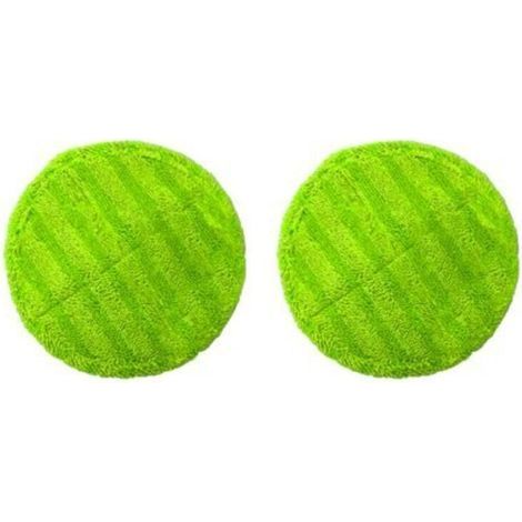 Recharges microfibres pour balai vapeur STEAM TWISTER/STEAM SPINNER – Lot de 2 disques lavables et réutilisables – VENTEO (1/2)