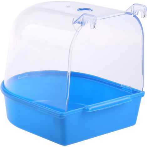Baignoire pour perroquet, petite baignoire pour oiseaux en cage, accessoires pour cage de canari, facile à suspendre
