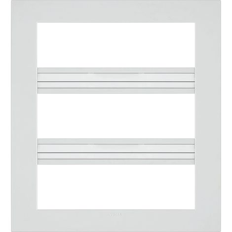 VIMAR - 19661.74 Plaque d'immatriculation classique 21M blanche