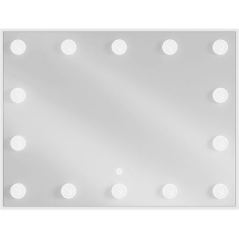 Mexen Dona espejo de ba帽o iluminado 80 x 60 cm, LED 6000K, antivaho - 9818-080-060-611-00 (1/5)