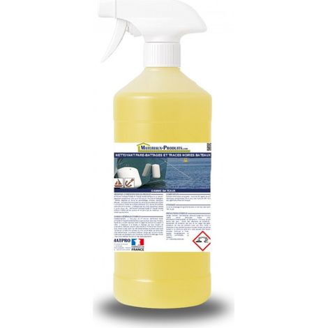 Nettoyant pare-battages et traces noires bateaux - 1 L Orange - MATPRO (1/3)