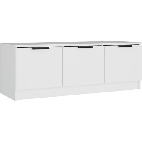 Maison Exclusive - TV-Schrank Weiß 102x35x36,5 cm Holzwerkstoff