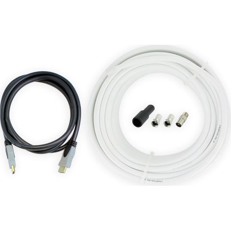 Kit Connectique Coaxial - HDMI - Satellite et Terrestre (1/4)
