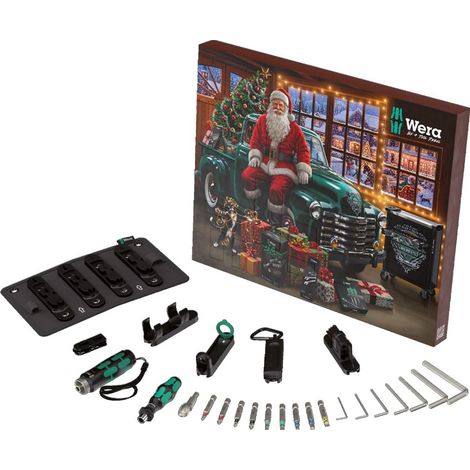 Wera Calendario navideño 2026, 24 piezas