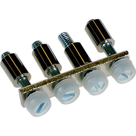 Barette de jonction sécable 4 voies pour borne à vis 2.5 mm2 - IMO