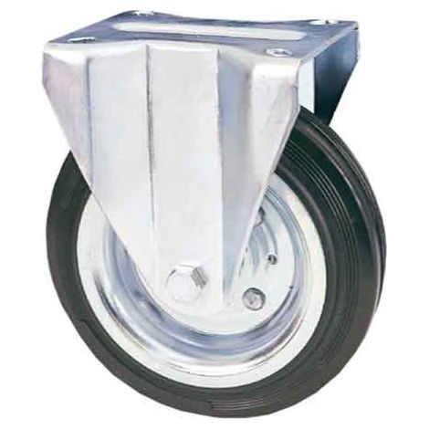 RUEDA INDUSTRIAL FIJA CARDINALE 80 mm - capacidad 60 kg