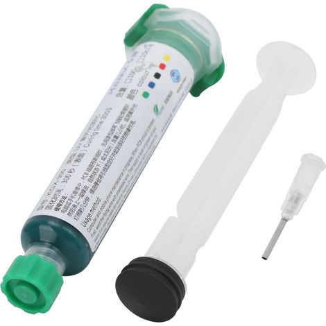 KGX 900 Grüne UV-härtende Lötstopplacktinte 10 ml mit Schiebernadel zum Löten von Leiterplatten (1/5)