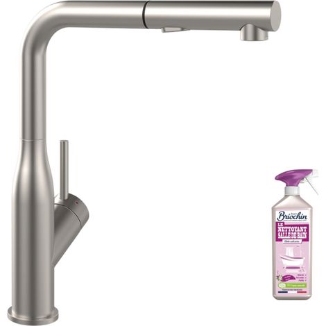 VILLEROY ET BOCH Subway Style Grifo de cocina para ducha acero macizo + limpiador (1/5)