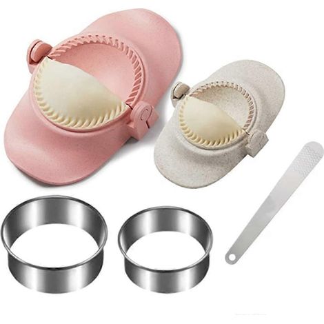 Ravioli-Form, Teigtaschen-Set mit Ausstecher und Löffel, manuelle Nudelpresse, Küchenhelfer für hausgemachte Ravioli, Komplettset (1/5)