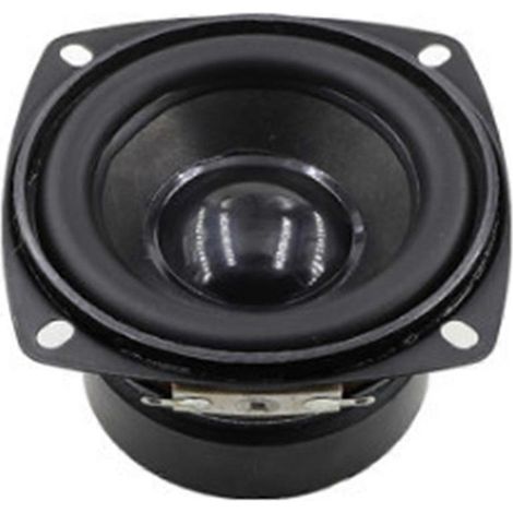 Haut-parleur subwoofer 78 mm 4 ohms 15 W, capuchon convexe 3 pouces, basses carrées
