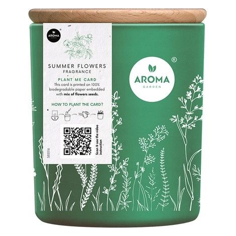 Candela tradizionale per la casa "Fresh Garden Aroma" (1 pezzo).