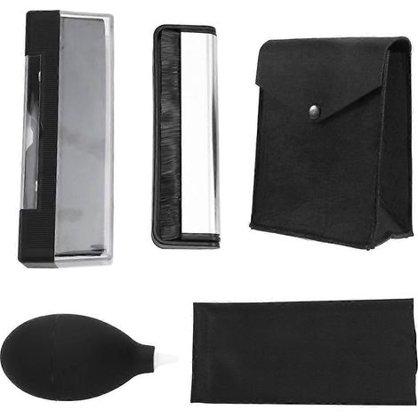 Kit de nettoyage pour disques vinyles - Ensemble de brosses antistatiques (1/5)