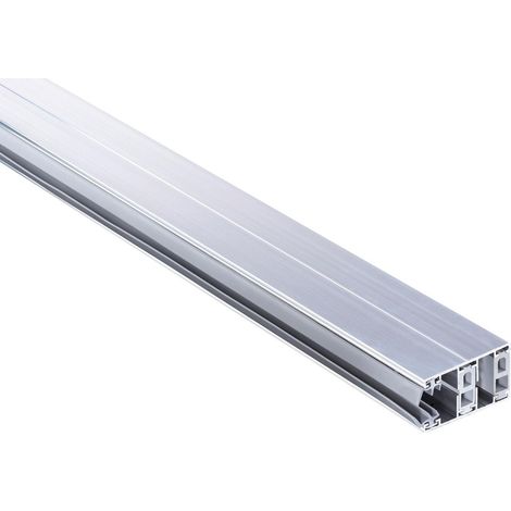 Alu-Randprofil 2000 mm 4-tlg. m.Dichtung + 2 x Distanzleiste