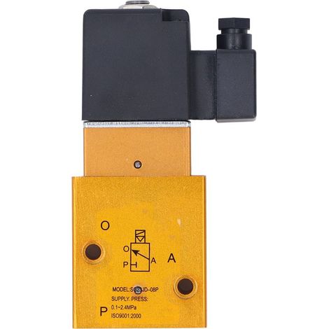 Électrovanne Guide intérieur G1/4in 2 positions 3 voies haute pression inversion AC 220 V (1/5)