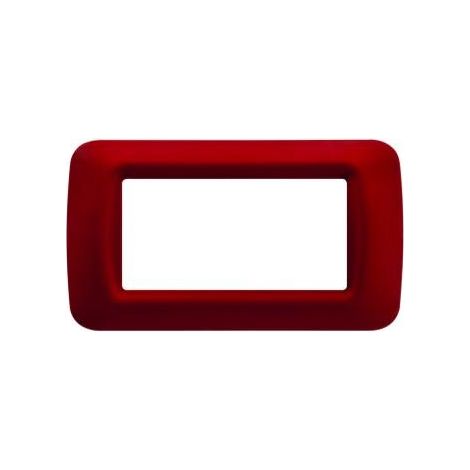 PLAQUE 4 POS.BORDEAUX CLASS.TOP SYSTEM GEWISS GW22534
