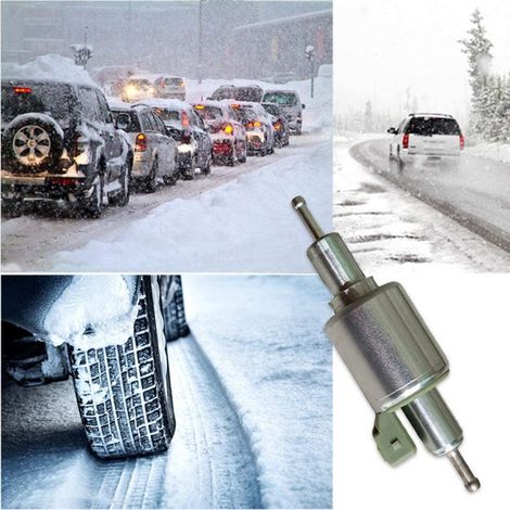 12V Pompe à carburant diesel, pompe auxiliaire de chauffage, pompe électrique en ligne pour gasoil (1/3)