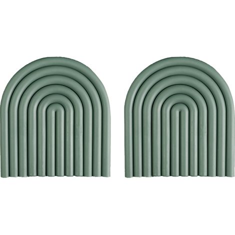 Sous-verre En Silicone - Détachable - Anti-dérapant - Isolation Thermique - Pour Tasses Et Verres - Lot De 6 (1/5)