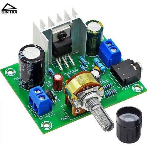 Carte d'amplificateur mono de puissance pure à bande passante de 12 V, alimentation unique haute fidélité, carte de modification pour enceinte numérique 15 W (1/4)