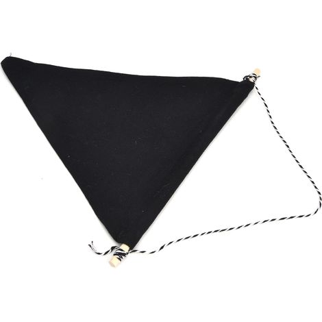 Lot de 2 présentoirs décoratifs pour badges, broches et bijoux, à suspendre au mur (noir) (1/5)