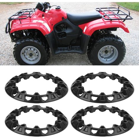 Quatre enjoliveurs de moyeu de roue de 22,8 cm (8 pouces) pour VTT (1/5)