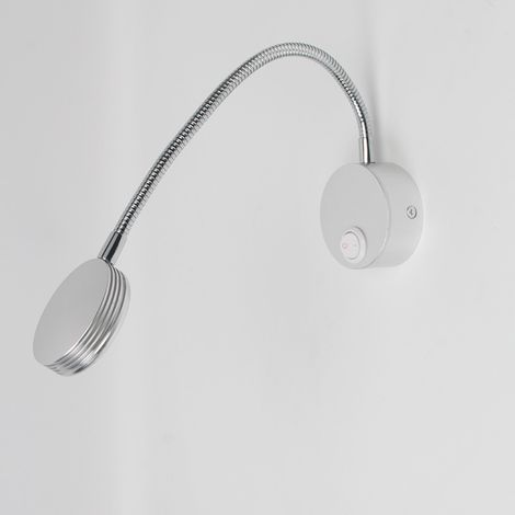 Lampada da parete a LED con luce bianca positiva per soggiorno o corridoio, lampada da lettura tubolare da 3W, faretto tubolare, lampada da comodino (1/5)