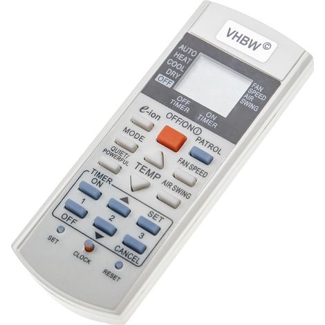 vhbw Universal Remote Control compatible with Panasonic air conditioning devices Air Conditioners